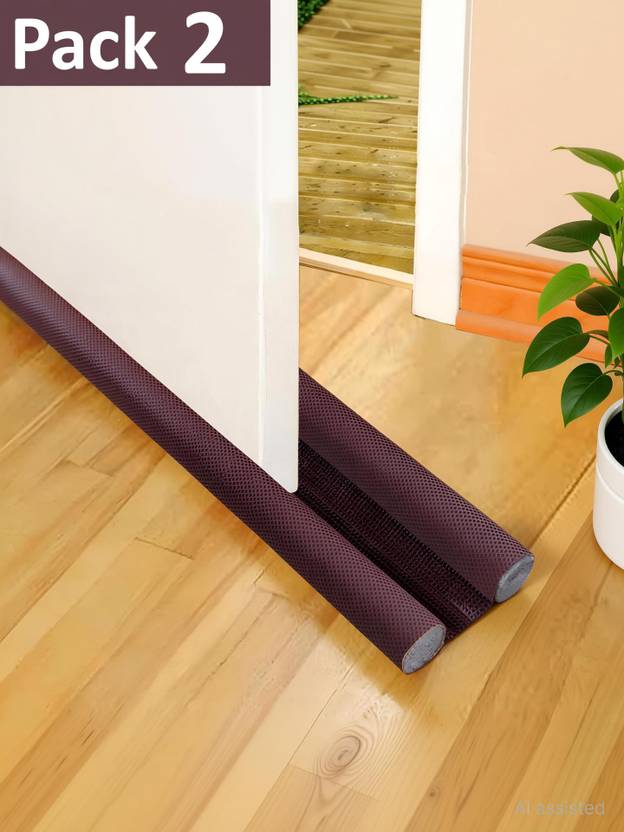 Lipsaa Door Bottom Sealing Strip Guard for Home - (Size-39 inch) (Pack Of 2) Door Bottom Sealing Strip Guard for Home - (Size-39 inch) (Pack Of 2) Door Mounted Door Stopper