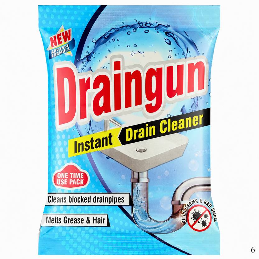 Elviora Fast Action Drain Cleaner Powder for Kitchen Bathroom Drain Pipe Cleaner Powder Drain Opener