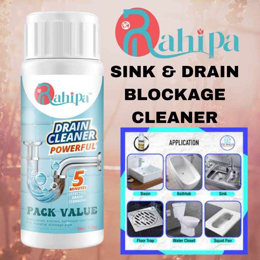 RAHIPA Powerful Drain Blockage Cleaner,Toilet Pipe Cleaner ,Unclogs and
