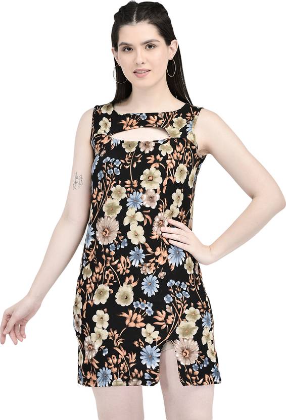 Eavan Women Bodycon Multicolor Above Knee/Mid Thigh Length Dress