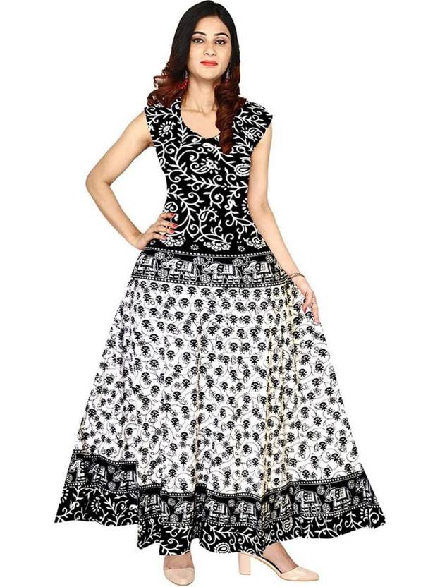 Lakshita Enterprises Women Maxi Multicolor Full Length Dress
