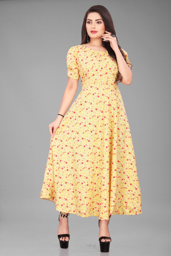 MB Fashion FlaredAline Gown Price in India  Buy MB Fashion  FlaredAline Gown online at Flipkartcom