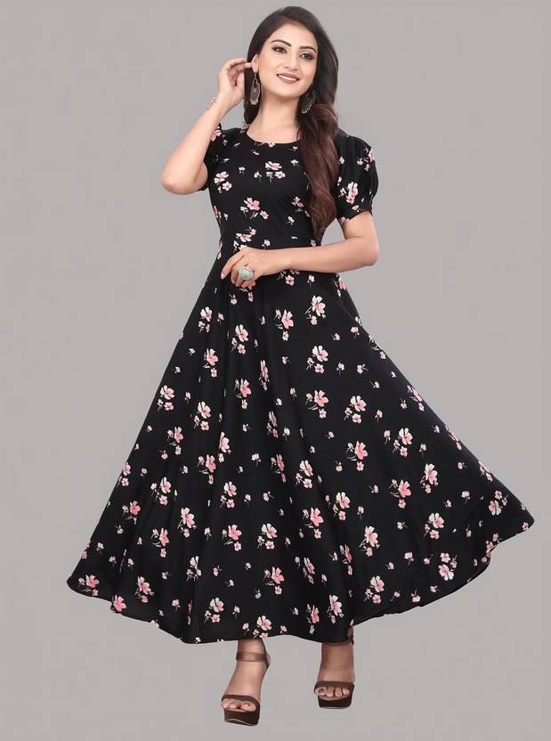 ANTRA Women Maxi Multicolor Full Length Dress