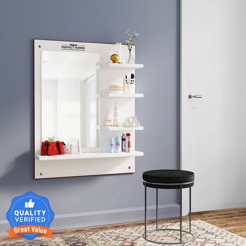 Flipkart Perfect Homes Grace Engineered Wood Dressing Table Price in