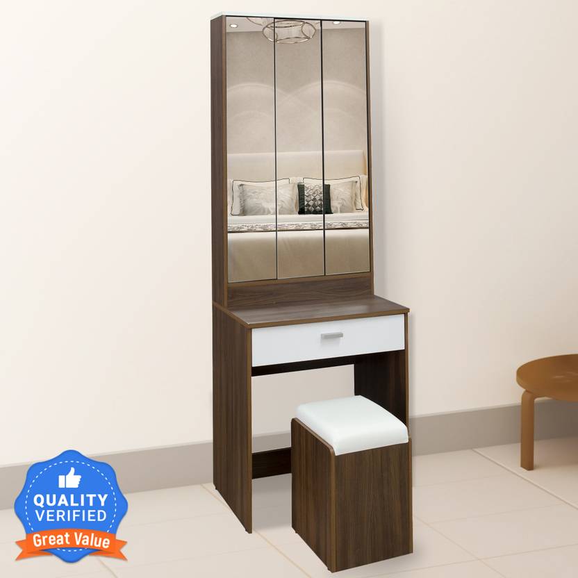 Flipkart Perfect Homes Siyona Engineered Wood Dressing Table Price in