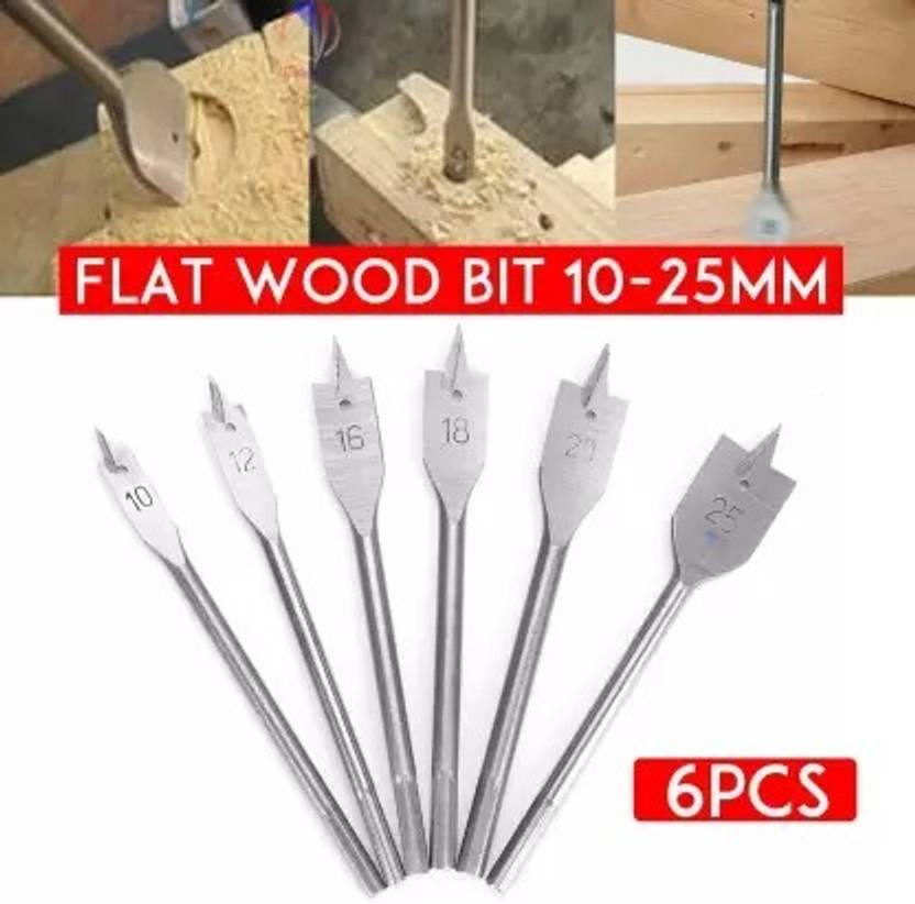 Sauran Hex Shank Paddle Flat Wood Boring Drill Bit Set For Power Tools