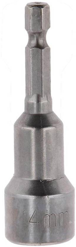 BNF 1/4\ 14mm Drill Bit Socket Magnetic Nut Driver Set Adapter Hex ...