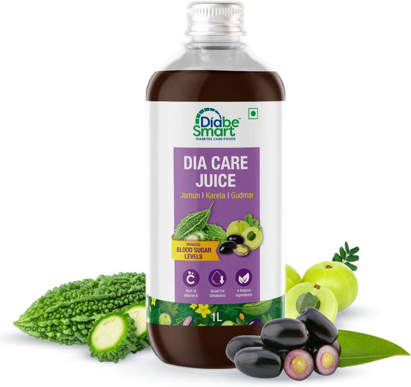DiabeSmart Diabetic Care Juice Karela Jamun Juice for Diabetes with