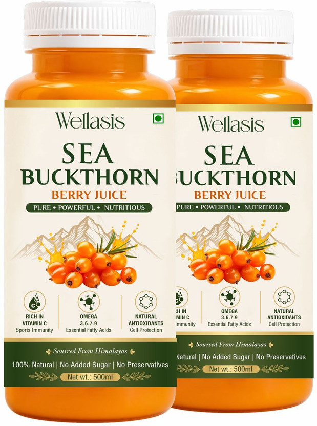 Wellasis Sea Buckthorn rich in Vitamin C Immunity Support Drink