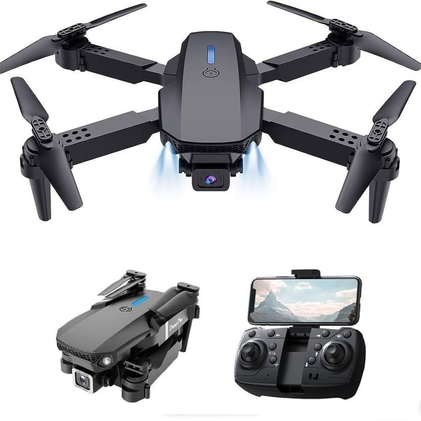 DRwilla Drone With Dual Camera Brushless Motor, One-Click Takeoff/Landing Flip Drone
