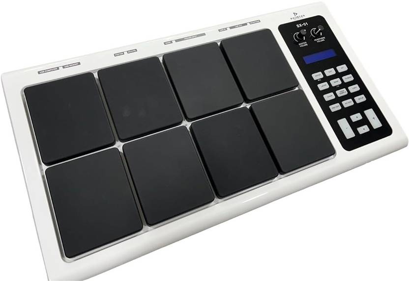 Rhythm Pro PADSTAR SX51 OCTAPAD WITH SAMPLER Electric 8 Drum Kit Set