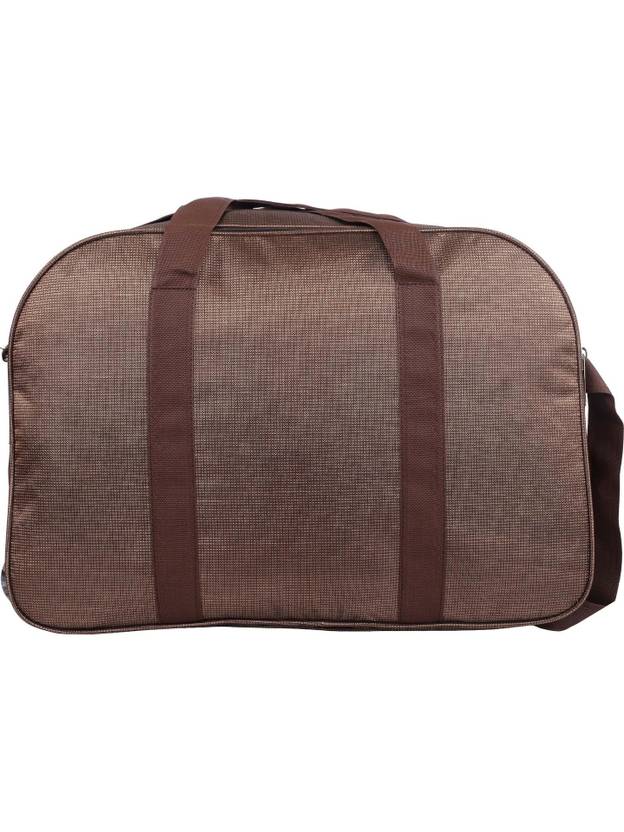 Airish (Expandable) (Expandable) Waterproof Polyester Lightweight 50 L Luggage Travel Duffel Bag with 2 Wheels Travel Duffel Bag (brown] Duffel With Wheels (Strolley)