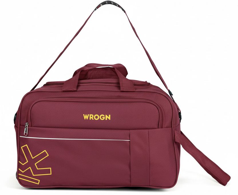 WROGN WRN-70L 24 Inch Maroon Wheeled Duffel - Image 4