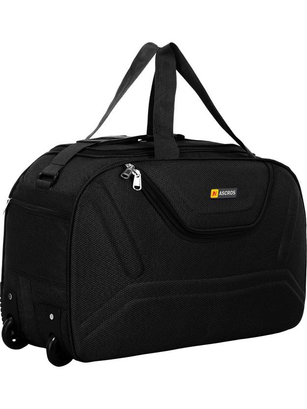 ASCROS Lightweight Rolling Duffel Bag - 2 Wheel luggage bag with top handle Duffel With Wheels (Strolley)