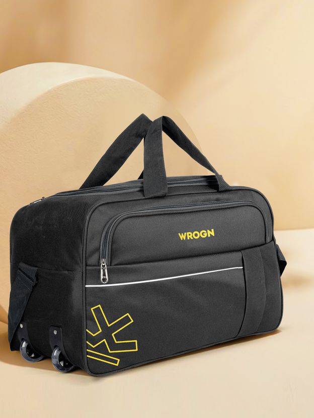 WROGN WRN-70L 24 Inch Maroon Wheeled Duffel - Image 6