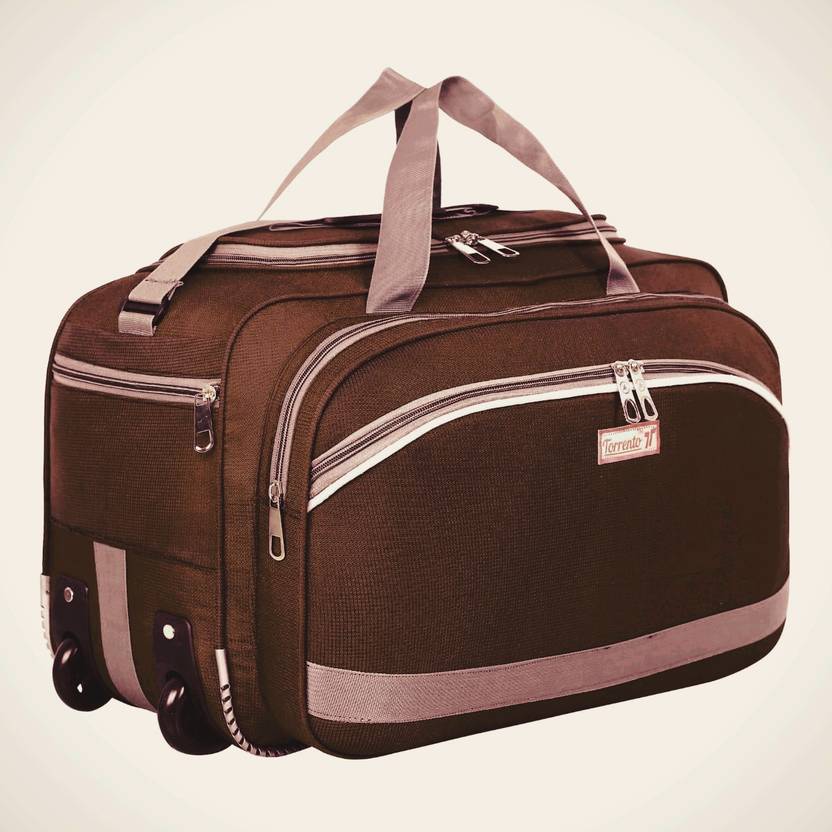 TORRENTO (Expandable) 55L Travel Duffle Bags with wheels Strolley