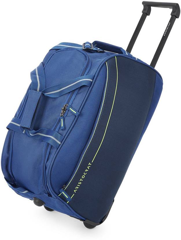 ARISTOCRAT DELTA DFT 52 BLUE Duffel With Wheels (Strolley) BLUE Price