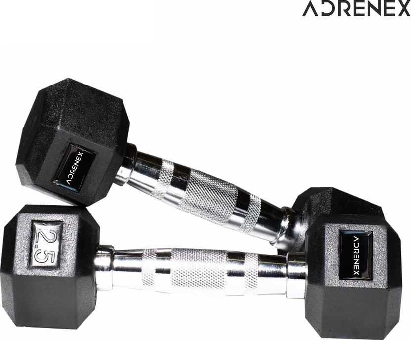 Adrenex 3 in 1 Convertible Dumbbells Kit 12 Kg - Image 8
