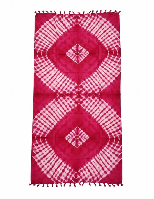Alcis Cotton Blend Printed Pink Women Dupatta
