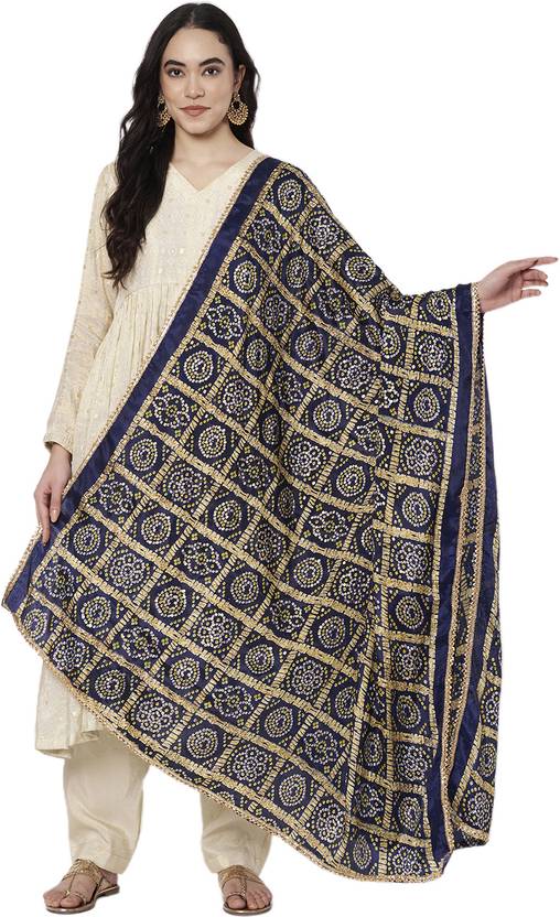 AKSHADEEP Art Silk Printed Women Dupatta