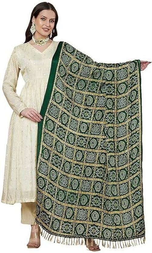 AKSHADEEP Art Silk Self Design Women Dupatta