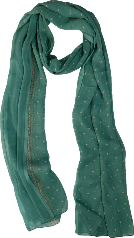 IKRASS Poly Chiffon Printed Women Dupatta