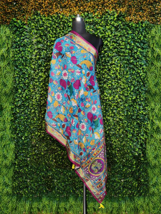 kaizen International Cotton Blend Printed Women Dupatta