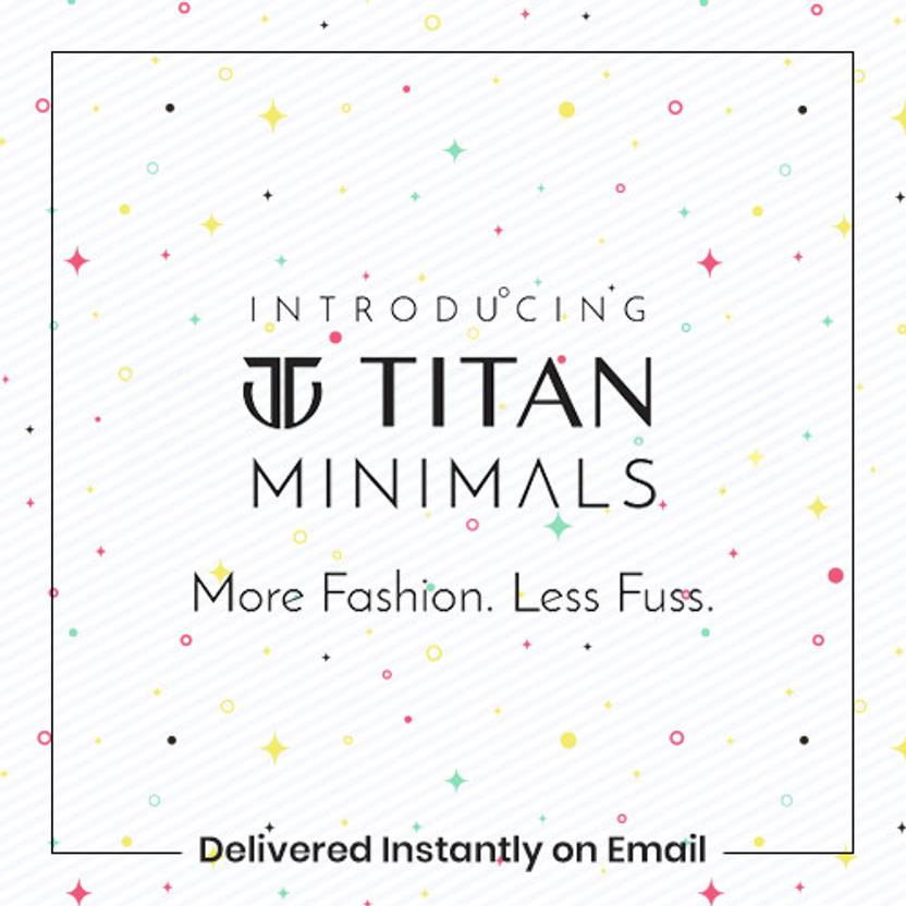 Titan Minimals Watches Digital Gift Card