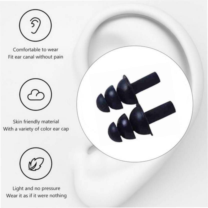 ARBBZRV Soft Ear Plugs For Meditation Swimming Ear Plug