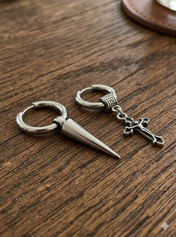 Little Wish Unisex Bullet and Jesus Cross Combo Pack of 1 - Image 2