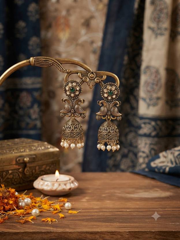Vintage Avani VA-021 Brass Stud Earring