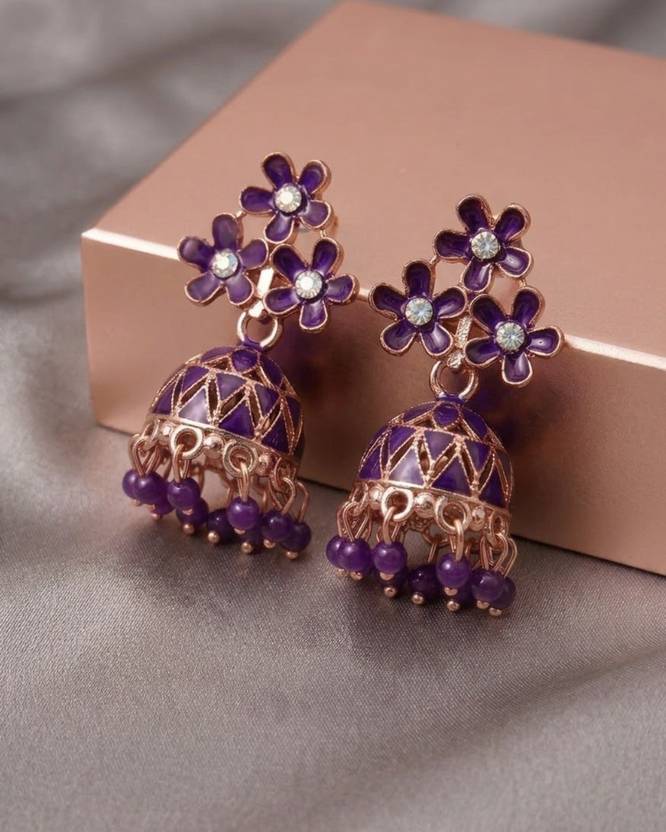 SILVERLAKE earings(pack of 2) Metal Drops & Danglers, Jhumki Earring