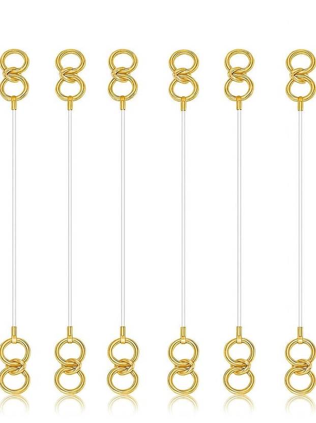 ARISTAL Jewellery Jewellery Silicone Material Earring Support Ear Chain for Women And Girl Brass Earring Set