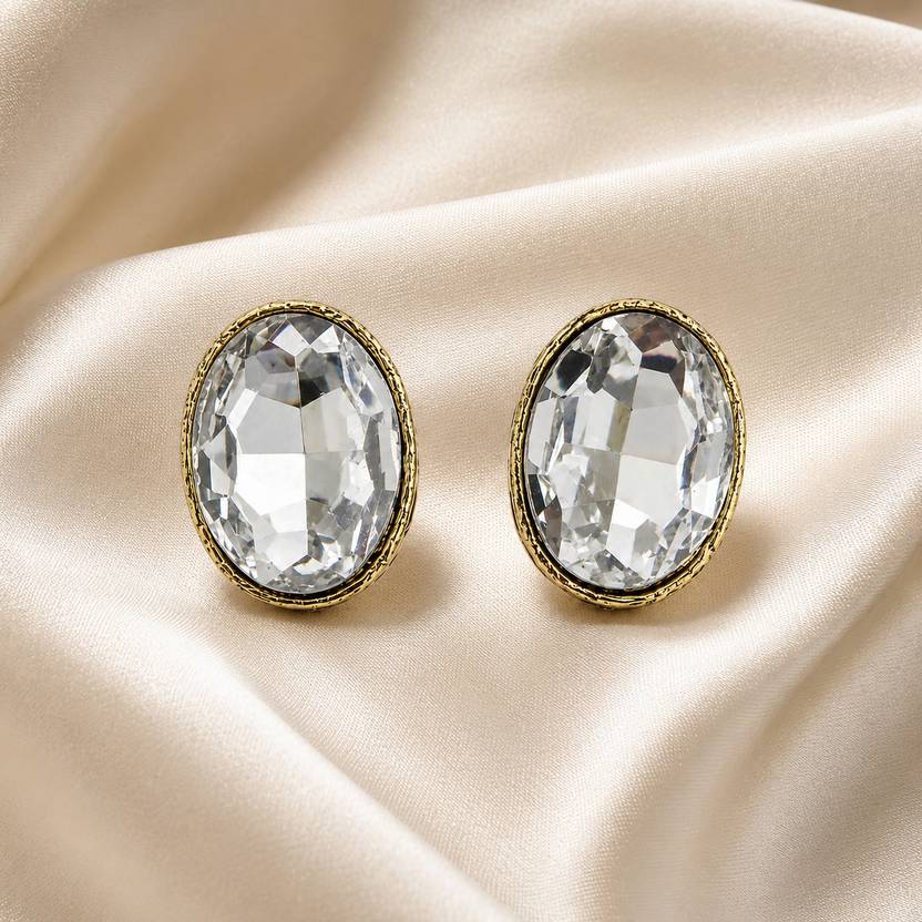 Aadya ER-126 Cubic Zirconia Alloy Stud Earring