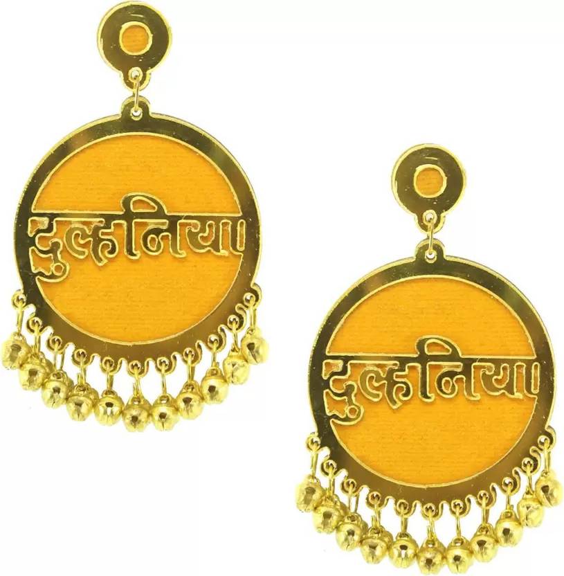 ACCESSORIZEME HALDI DULHANIA 101 Metal Earring Set