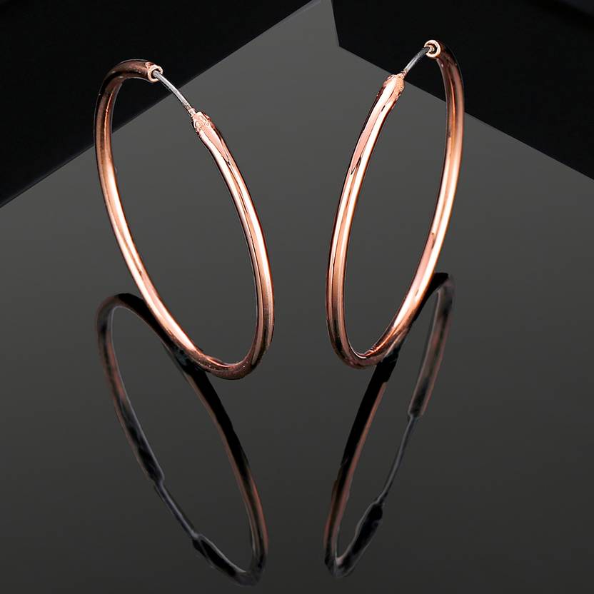 Estele Alloy Hoop Earring