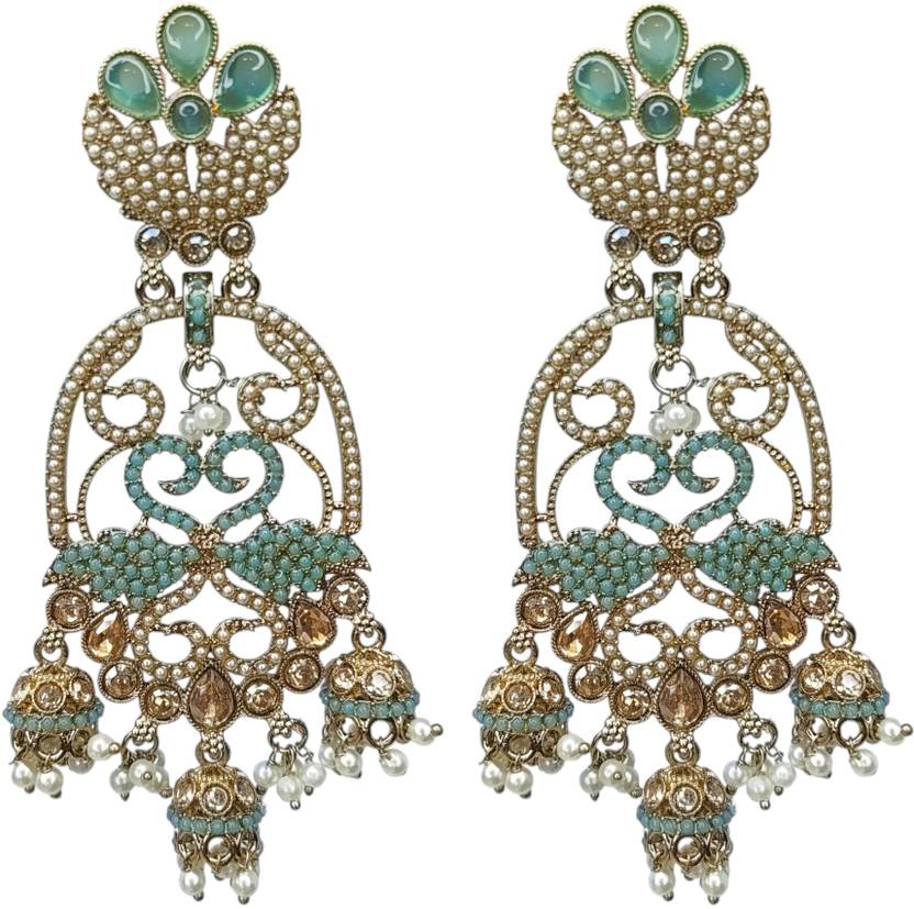 Zarmar fashion JHUMKI EARRINGS Beads Alloy Jhumki Earring, Tassel Earring