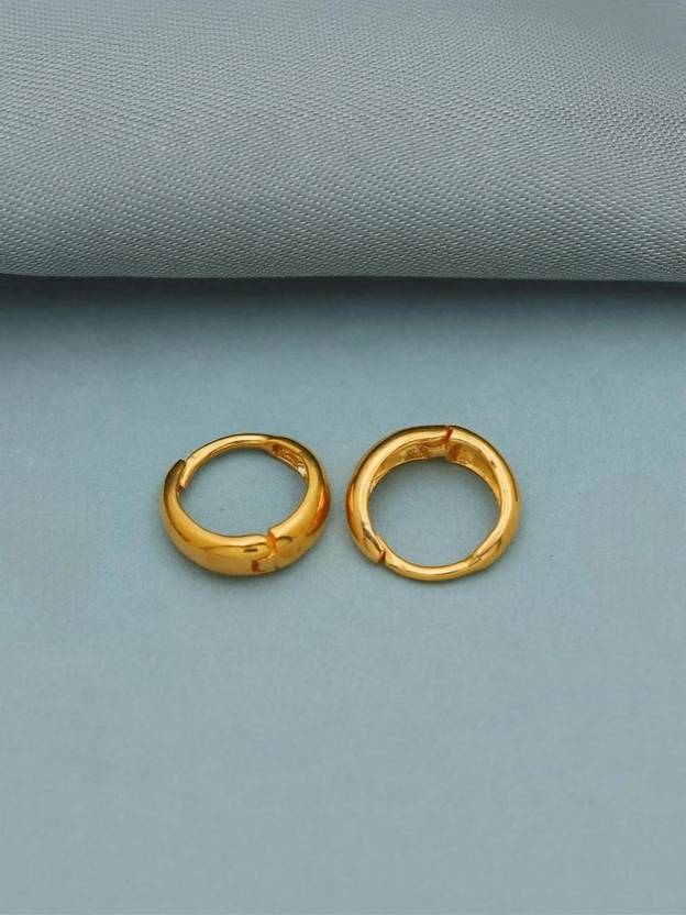 Aksha Collection Kaju bali Gold Earring Set, Hoop Earring