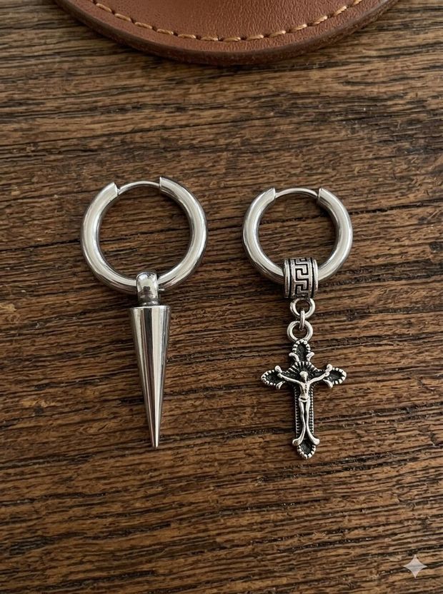 Little Wish Unisex Bullet and Jesus Cross Combo Pack of 1 - Image 1