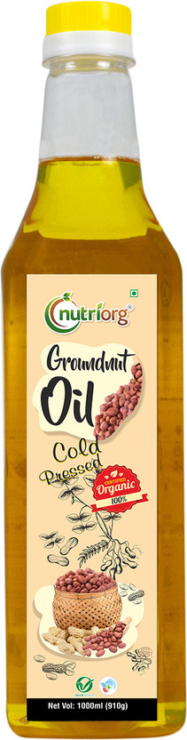 Nutriorg 100% Cold-Pressed Groundnut Oil