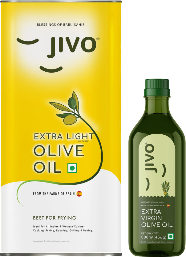 JIVO Extra Light 5L+Extra Virgin 500ML