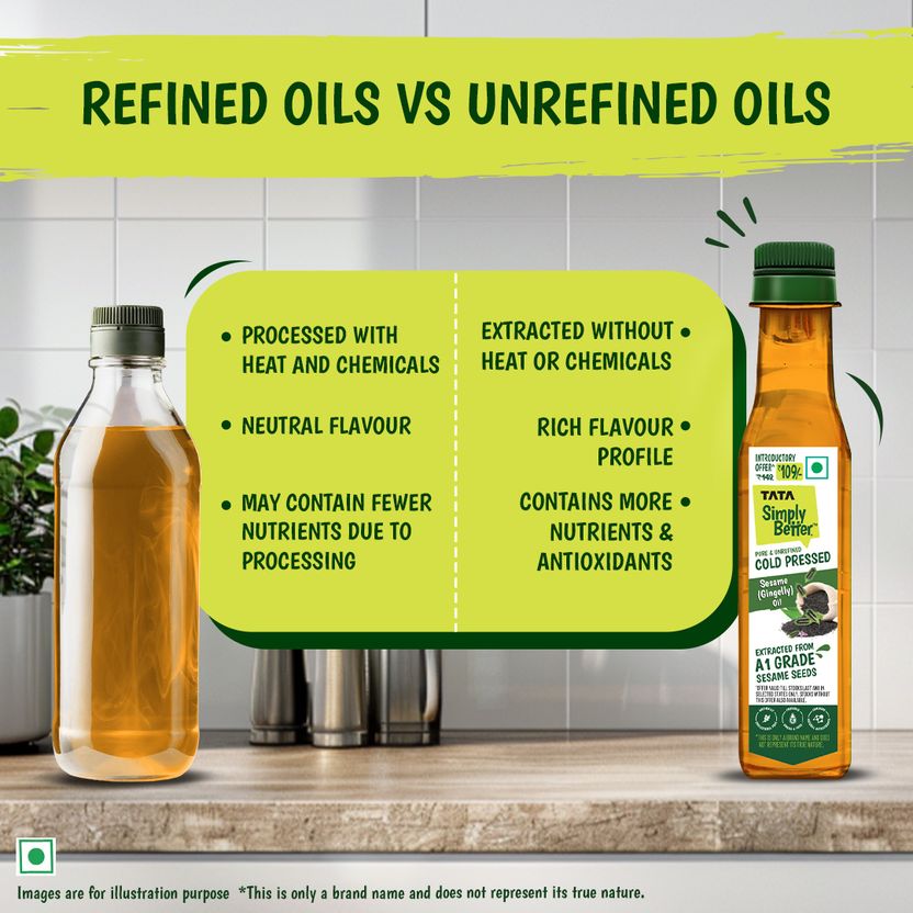 Tata Simply Better Cold Pressed Sesame Oil 100ml - Image 6