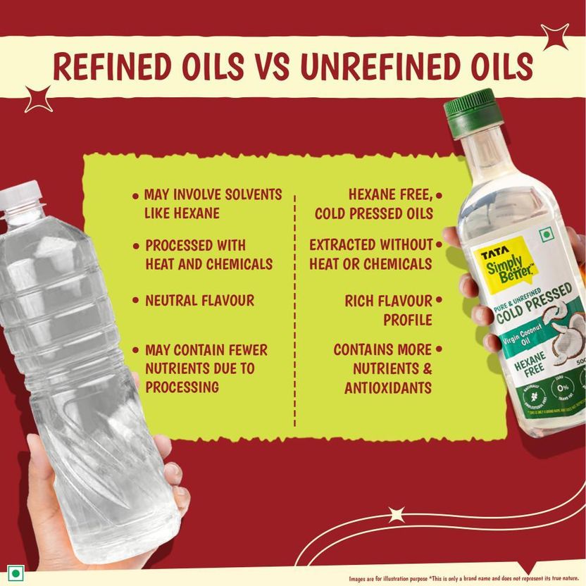 Tata Simply Better Virgin Cold Pressed Coconut Oil 500 ml - Image 9