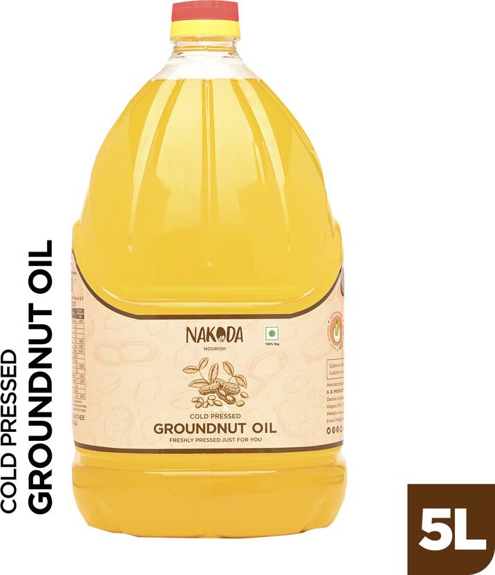 Telangana Cold-Pressed Groundnut Oil 5L