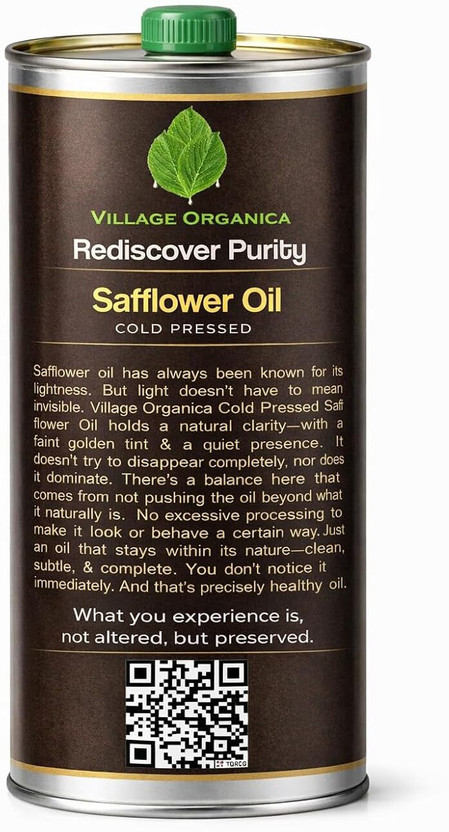 Village Organica Cold Pressed Safflower Oil