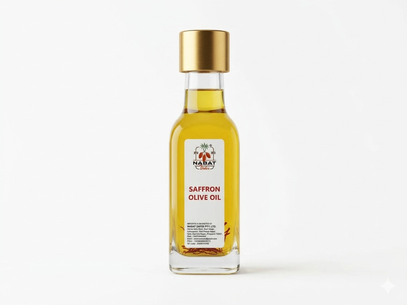 Nabat Dates Saffron Olive Oil -70ml Olive Oil