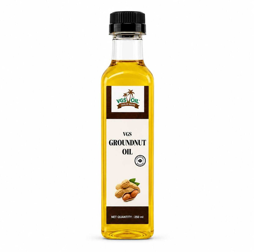 VGS OIL 100% Pure & Natural Cold Pressed Peanut Cooking Oil