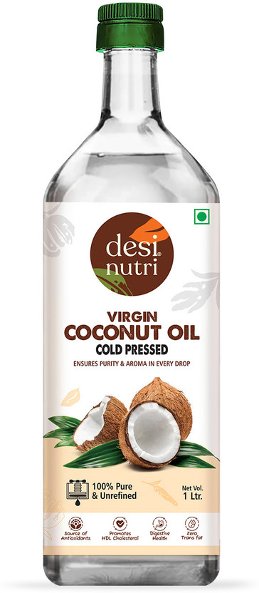 Desi Nutri Cold Pressed Virgin Coconut Oil Coconut Oil