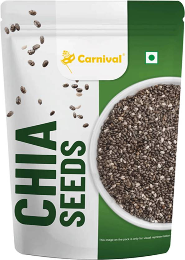 CARNIVAL Premium Chia Seeds, Natural Superfood for Weight Loss with Omega 3, Chia Seeds