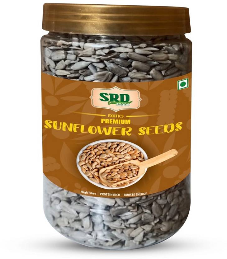 SRD FOODS Sunflower Seeds For Eating Healthy Snack, Rich in Fiber